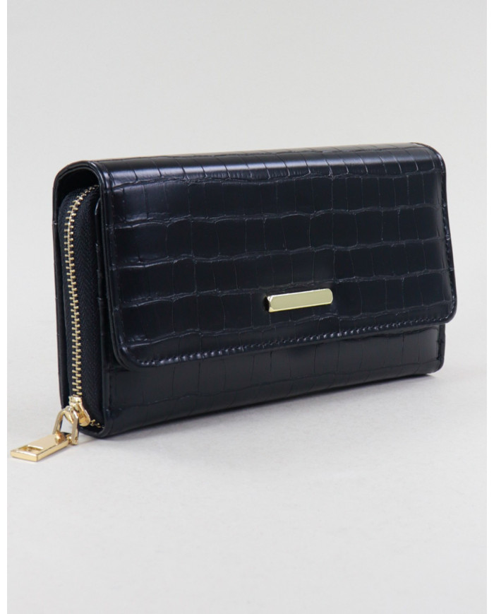 Damas Black Wallet Rectangular