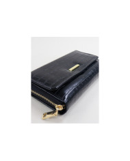 Ladies Black Wallet Rectangular