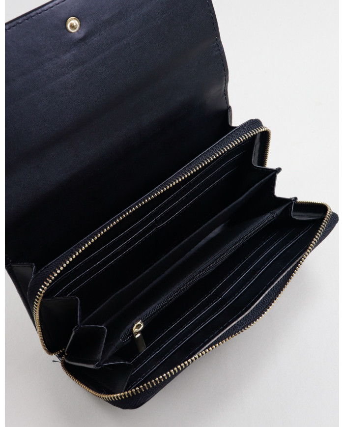Damas Black Wallet Rectangular