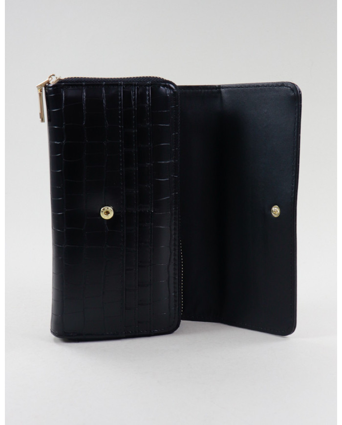 Damas Black Wallet Rectangular