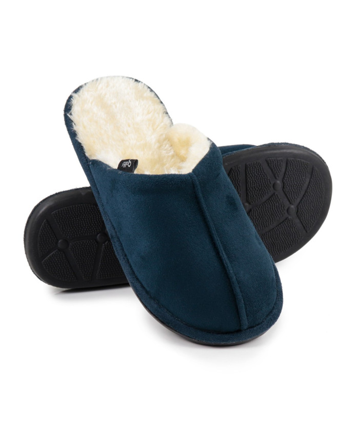 Blue Women's Room Slippers With By