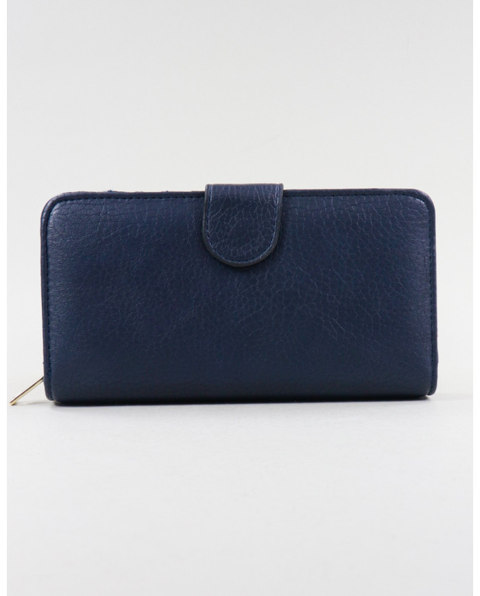 Carteira Azul de Senhora Retangular