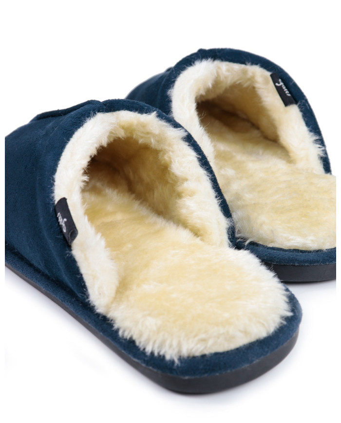 Blue Women's Room Slippers With By