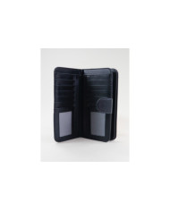 Ladies Black Wallet Rectangular