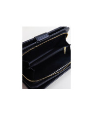 Ladies Black Wallet Rectangular