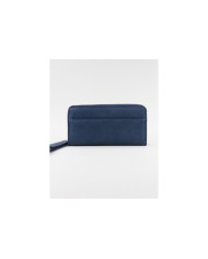 Blue Lady Wallet with Hand Handle