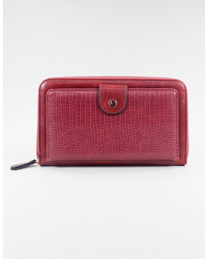 Wallet de Dama Bordo con Textura