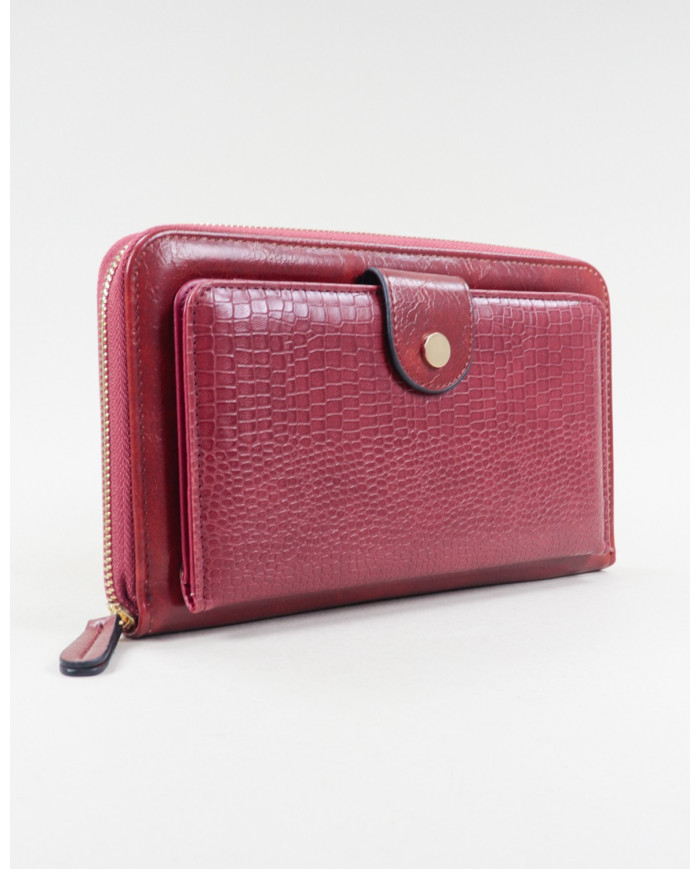 Wallet de Dama Bordo con Textura