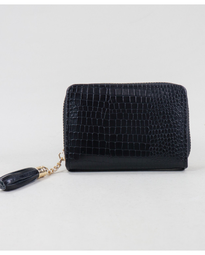 Cartera Mujer Negra con Berloque