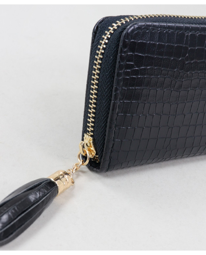 Cartera Mujer Negra con Berloque