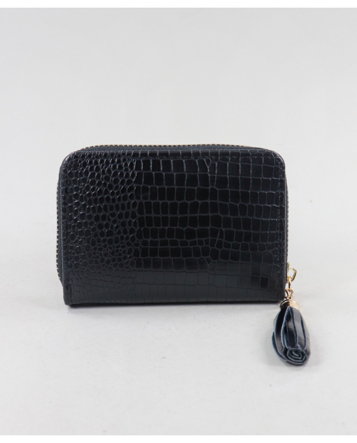 Cartera Mujer Negra con Berloque