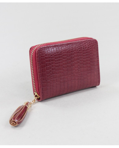 Cartera de mujeres Bordo con Berloque