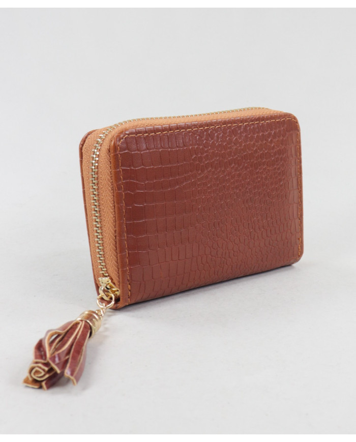 Camel Women's Wallet with Berloque