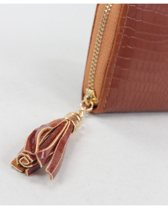 Camel Women's Wallet with Berloque