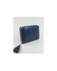 Blue Mujer Wallet con Berloque