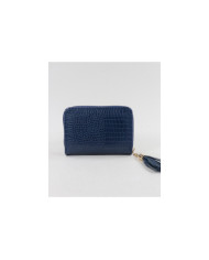 Blue Female Wallet with Berloque