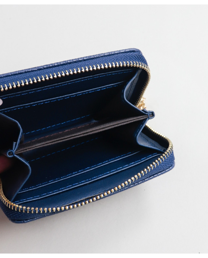 Blue Mujer Wallet con Berloque