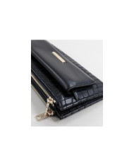 Women's Wallet Black with Various Partitions