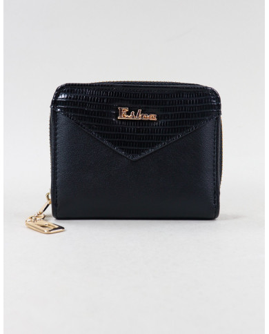 Ladies Black Wallet with Clasp