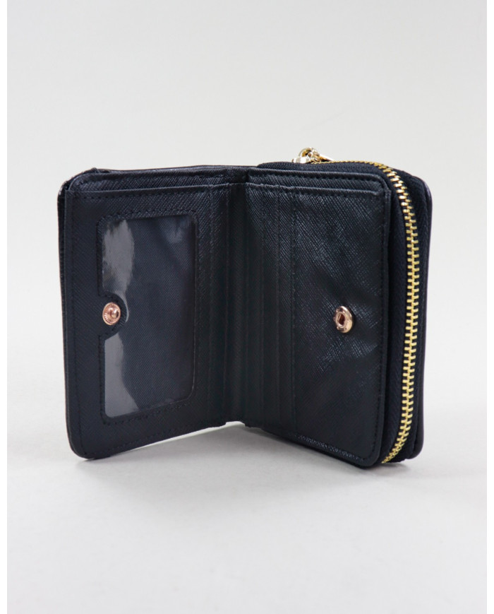 Ladies Black Wallet with Clasp