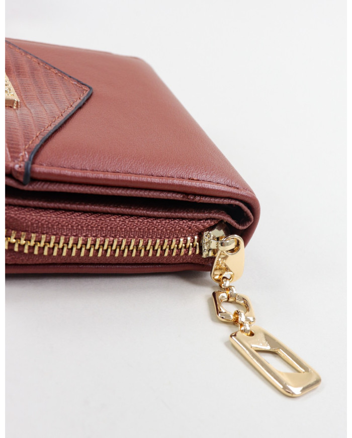 Lady Camel Wallet with Clasp