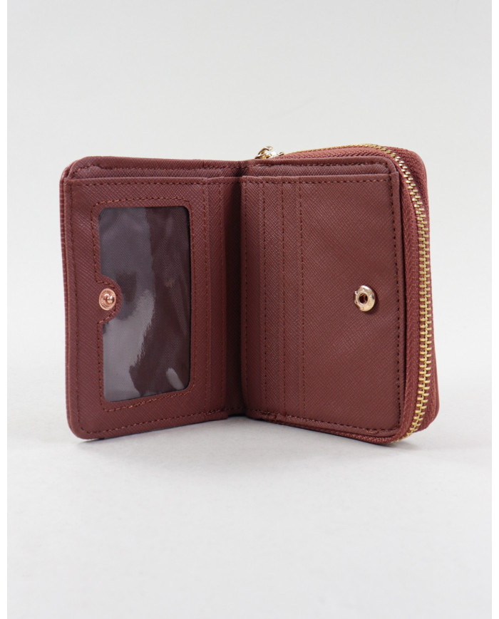 Lady Camel Wallet con cierre
