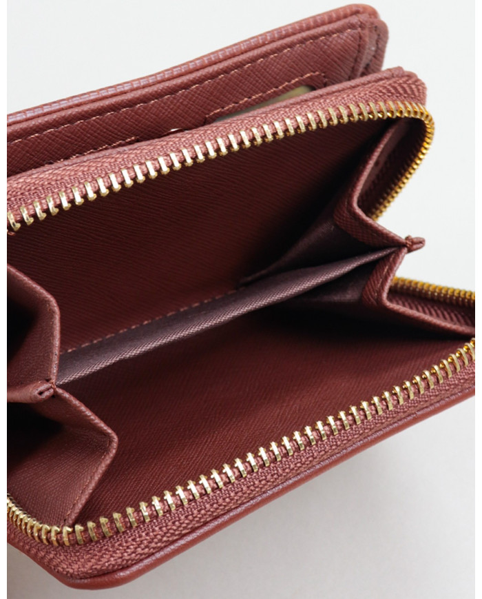 Lady Camel Wallet con cierre