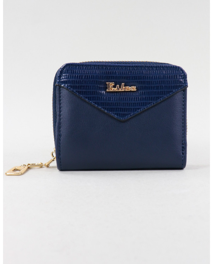 Lady's Blue Wallet with Clasp