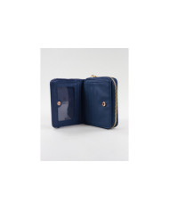 Lady's Blue Wallet with Clasp