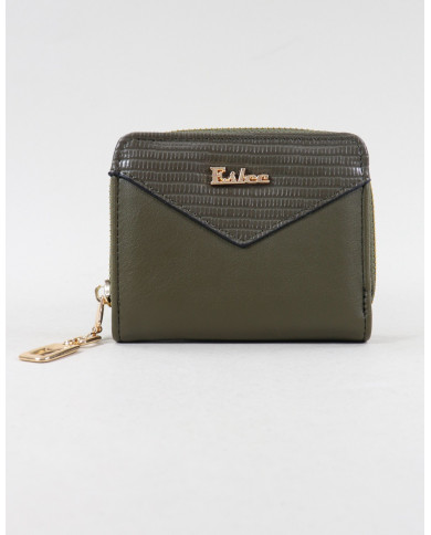 Ladies Green Wallet with Clasp