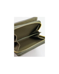 Señoras Green Wallet con cierre