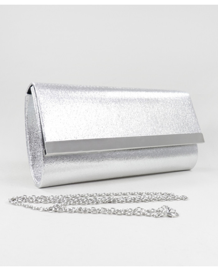 Pochete Prata de Senhora Elegante