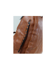 Mochila Camel de Senhora com Vários Bolsos