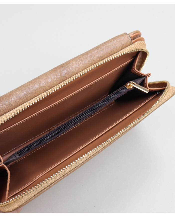 Cartera Taupe para Mujeres con Textura