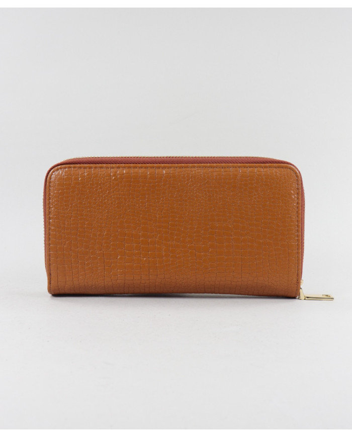 Camel Wallet de mujeres con textura