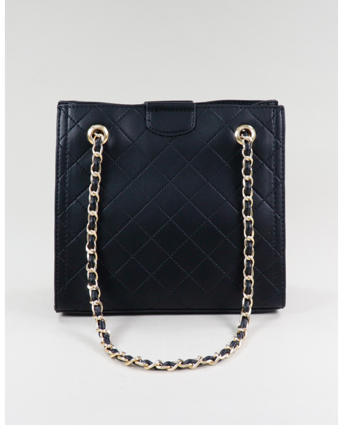 Black Lady Bag with Seams