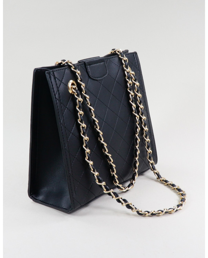 Black Lady Bag con costuras
