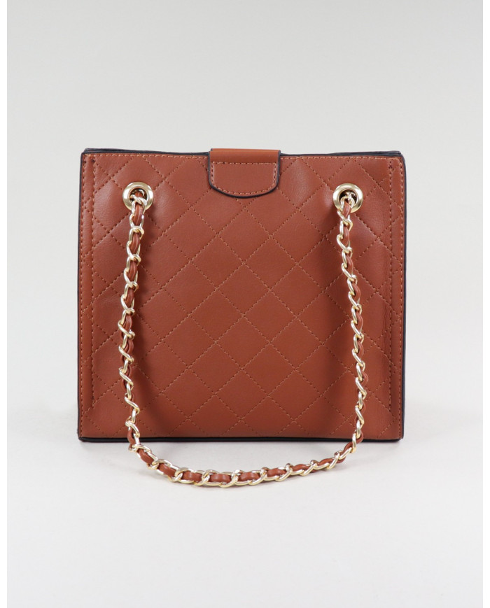 Mala Camel de Senhora com Costuras