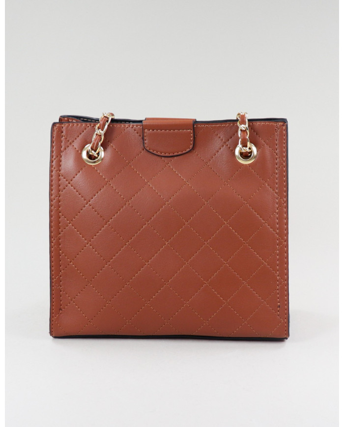 Lady Camel Bag con costuras