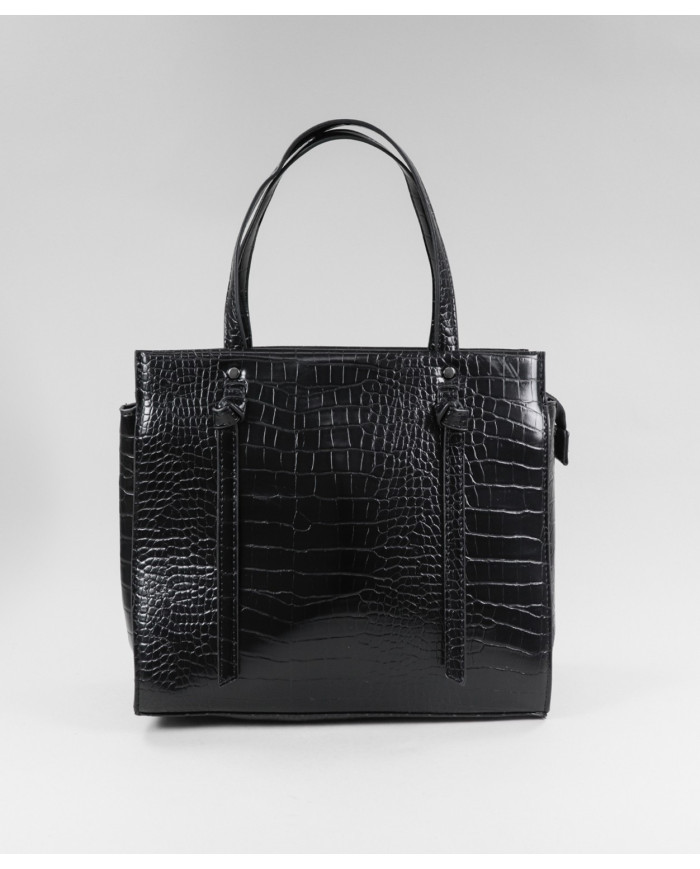 Ladies Black Suitcase with Hand Strap