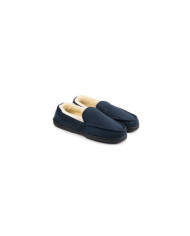 Blue Men's Pantufas with Pelo