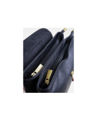 Ladies Black Backpack with Buckles