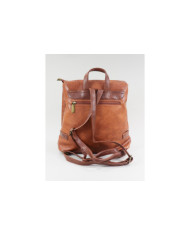 Ladies Camel Backpack with Buckles