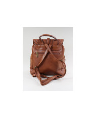 Mochila Camel de Senhora com Tira Decorativa