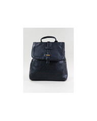 Damas Mochila negra con tira decorativa