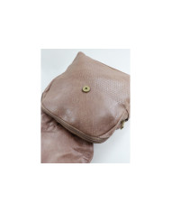 Damas Taupe Mochila con tira decorativa