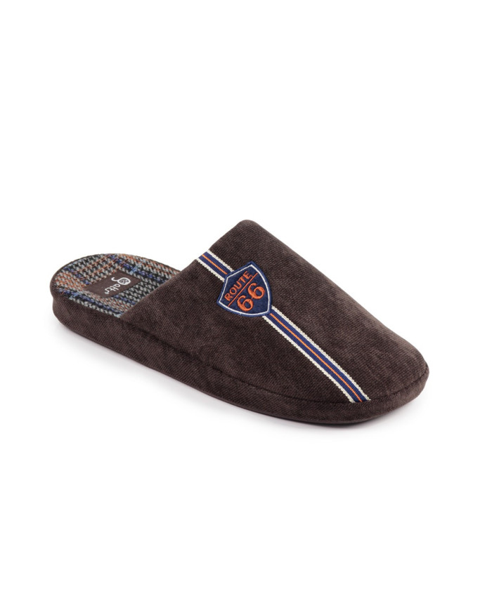 Room Slippers Men's Browns Route 66