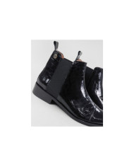 Rasas Ginova Black Boots with Finish Envernised
