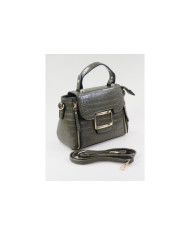 Bolsa verde de mujeres con broches