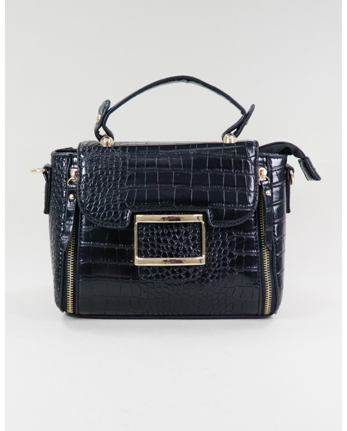 Mala Preto de Senhora com Fechos